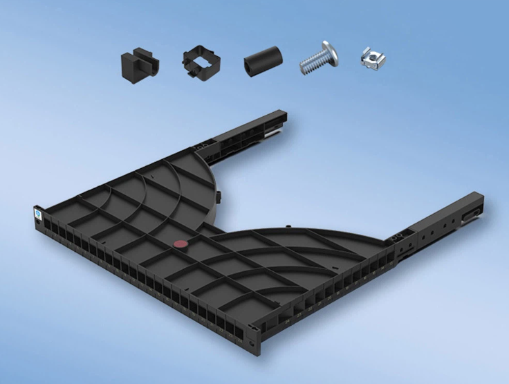 Plateau du  Gestionnaire de Câbles pour Rack