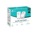 TP-LINK PG24005P Kit CPL G.hn 2400Mbps avec prise Gigogne- Pack de 2