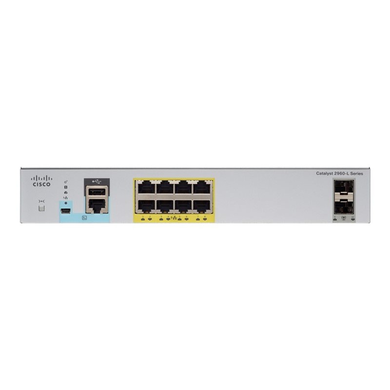 Cisco - WS-C2960L-8PS-LL - Cisco Catalyst 2960L-8PS-LL - Switch -  8 x 10/100/1000 +