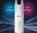 Comfast-Répéteur Wi-Fi AC1200, 1200 Mb/s, longue portée, 2.4/5GHz, pour l'extérieur