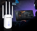 Répéteur wifi double bande sans fil 5g, CF-WR758AC mb/s, 1200 mb/s, routeur, amplificateur de puissance comfast