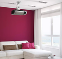 Support Plafond Vidéoprojecteur 22,5 cm, Blanc