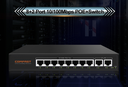 Comfast – commutateur Ethernet POE CF-SF181P, 8 + 2 ports, alimentation électrique intelligente, 120W, haute puissance, 2G