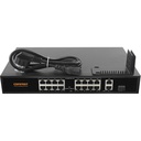 Comfast – commutateur POE intelligent, 19 Ports, CF-SF1162P M/Giga, haute vitesse, 2 x Gigabit RJ45 IEEE 100. 3af/at,