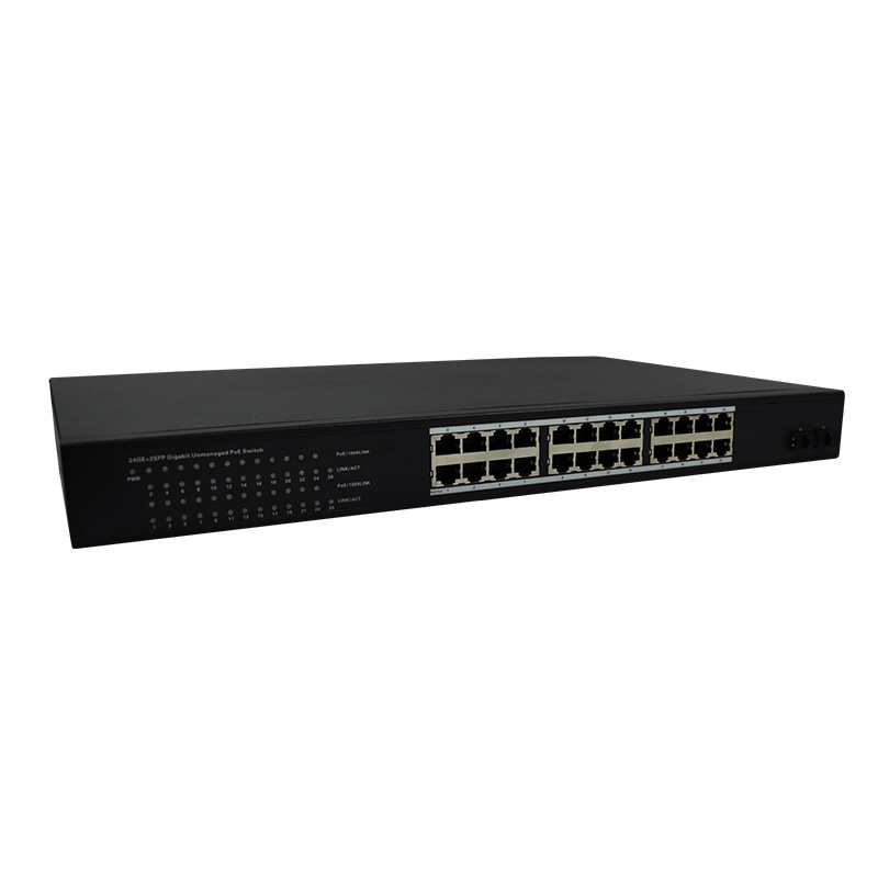 Commutateur POE CF-SG1241P gigabit, 24 ports, 54Gbps, grande largeur, 250W, puissance 24x1000Mbps, port RJ45 + 2 emplacements gigabit SFP