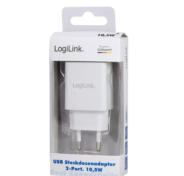 Adaptateur Secteur USB 2 ports 2.1A - PA0185