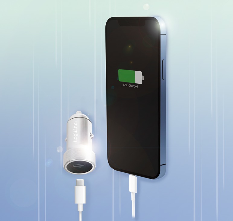 Mini adaptateur de voiture 12V / USB-C 20W - PA0260