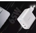 Adaptateur Secteur USB-C 2 ports 65W - PA0283