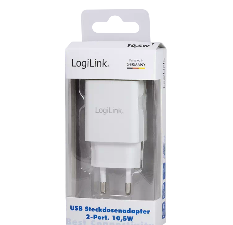 Adaptateur Secteur USB 2 ports 2.1A - PA0185