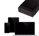 Chargeur de table USB, 3 ports USB-A & 1 port USB-C 72W - PA0122