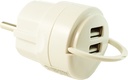 Adaptateur Secteur USB 2 ports 2.4A
