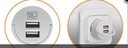 Adaptateur Secteur USB 2 ports 2.4A