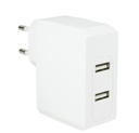 Adaptateur Secteur USB 1 port 2,1A + 1 port 1A - PA0094