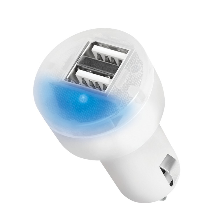 Mini adaptateur de voiture 12V / 2xUSB 10,5W - PA0227