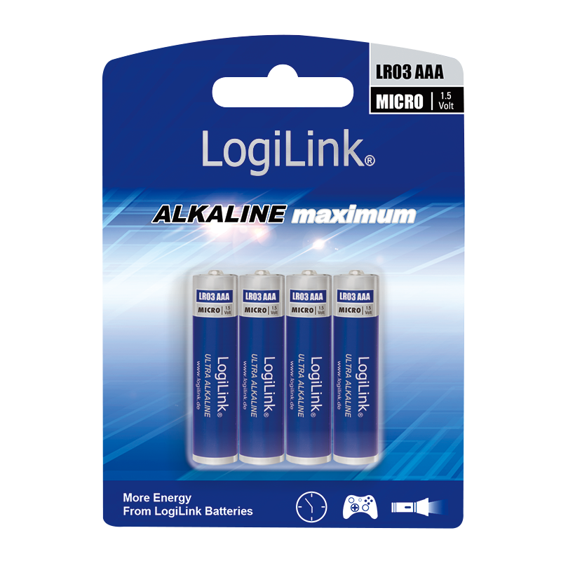 Piles LR03 AAA 1,5V Blister de 4 - LR03B4