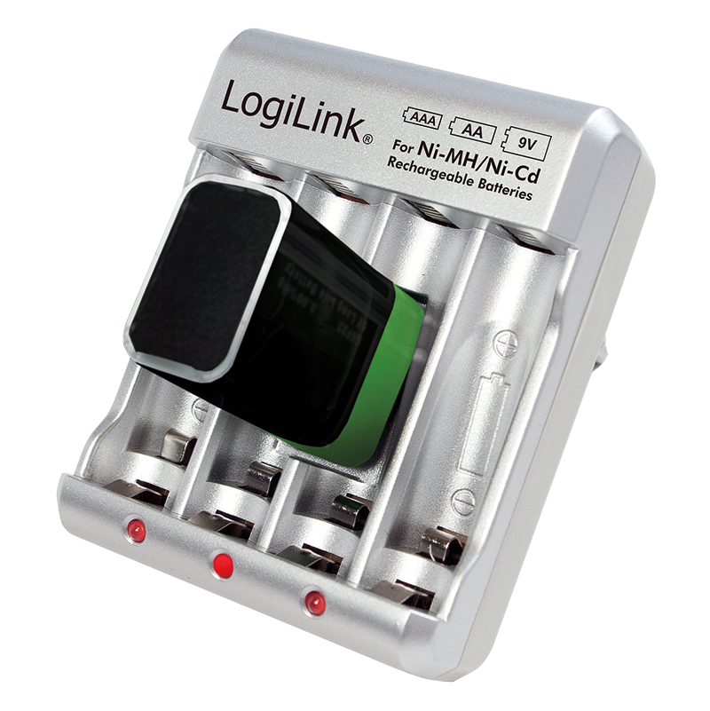 Chargeur accus 2 ou 4 AA/AAA ou 9V - PA0168