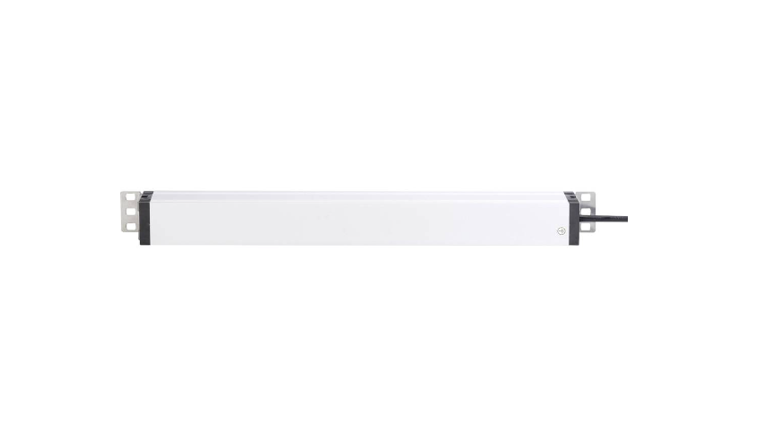 Digitus DN-95417 19 pouces Multiprise 1 UH prise à contact de protection argent-noir, argent, noir