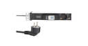 Digitus DN-95417 19 pouces Multiprise 1 UH prise à contact de protection argent-noir, argent, noir