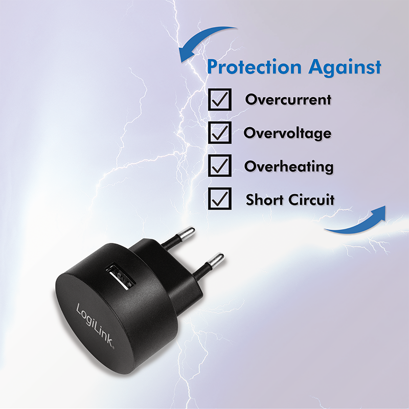 Adaptateur Secteur USB 1 port 2.1A - PA0217