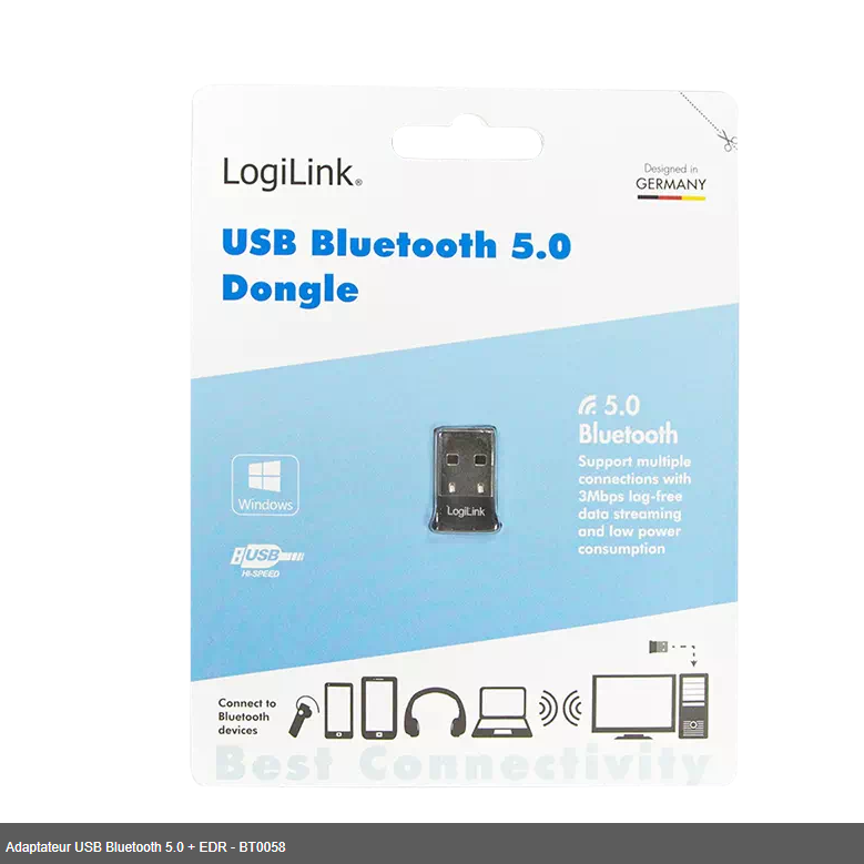 Adaptateur USB Bluetooth 5.0 + EDR - BT0058
