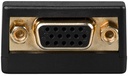 Adaptateur DisplayPort M vers VGA F monobloc