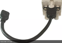 Plastron HDMI 1.4 F/F 0,20m