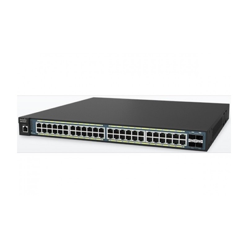 Engenius switch 48P Gigabit PoE+ 740W & Ctrl 50 bornes WiFi