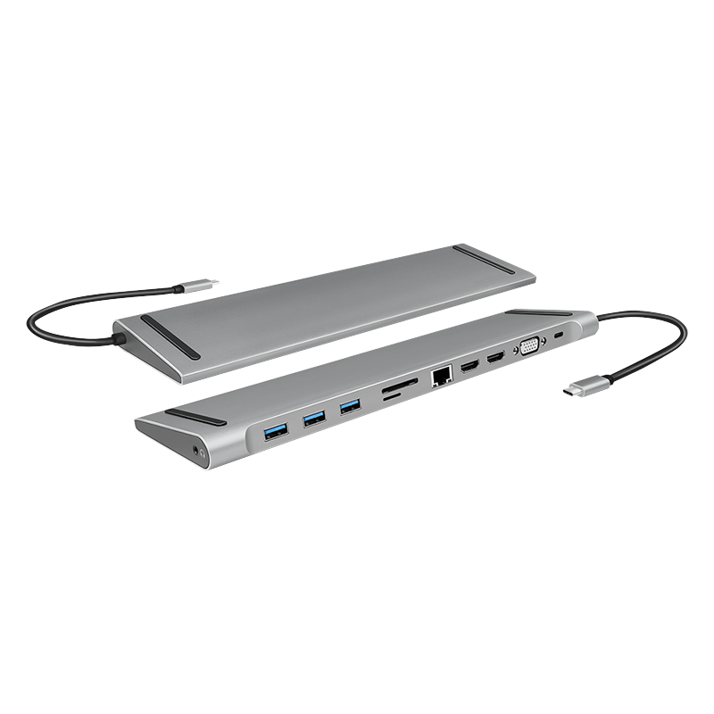 Station d'accueil USB-C 3.2 4K, 11 ports, UA0373