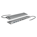 Station d'accueil USB-C 3.2 4K, 11 ports, UA0373