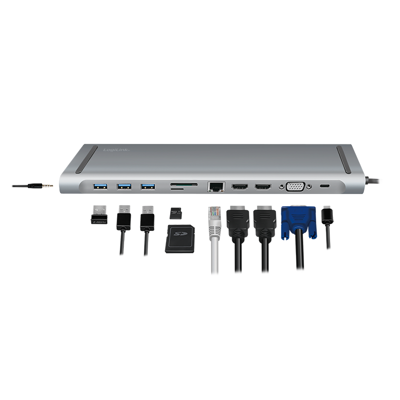 Station d'accueil USB-C 3.2 4K, 11 ports, UA0373