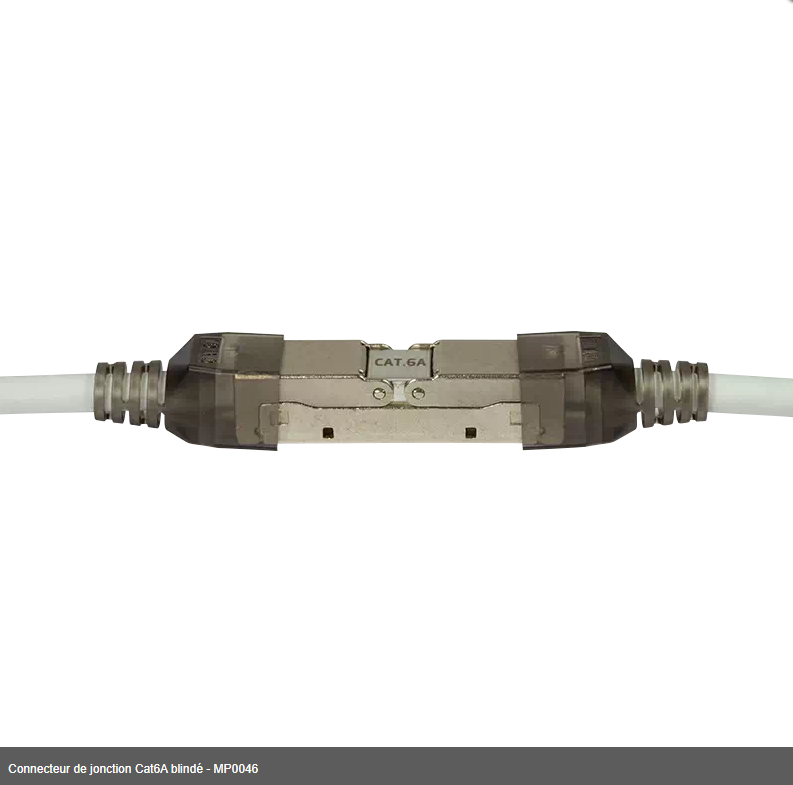 Connecteur de jonction Cat6A blindé - MP0046