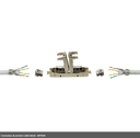 Connecteur de jonction Cat6A blindé - MP0046
