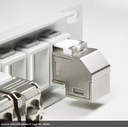 Traversée RJ45 CAT6A blindée F/F Coudé 90° - NK4025