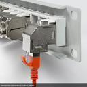 Traversée RJ45 CAT6A blindée F/F Coudé 90° - NK4025