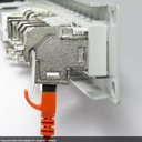 Traversée RJ45 CAT6A blindée F/F Coudé 90° - NK4025