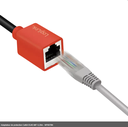 Adaptateur de protection Cat6A RJ45 M/F 0,20m - NP0079N