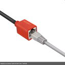 Adaptateur de protection Cat6A RJ45 M/F 0,20m - NP0079N