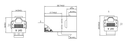 Traversée Keystone RJ45 F/F Cat6 blindée - NK4011