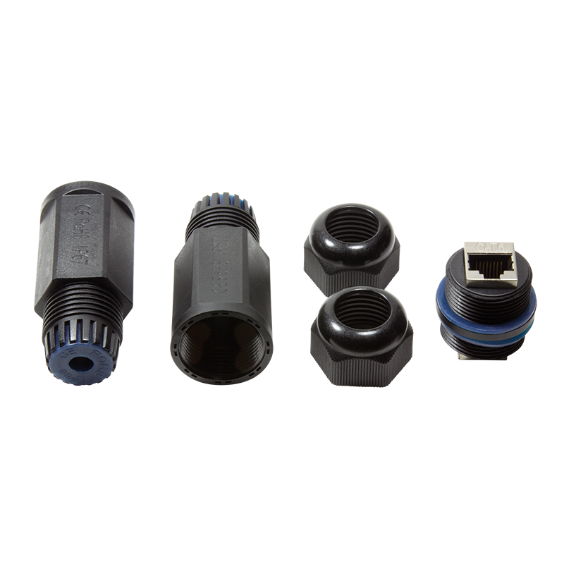 Coupleur étanche RJ45 F/F Cat6 blindé IP67