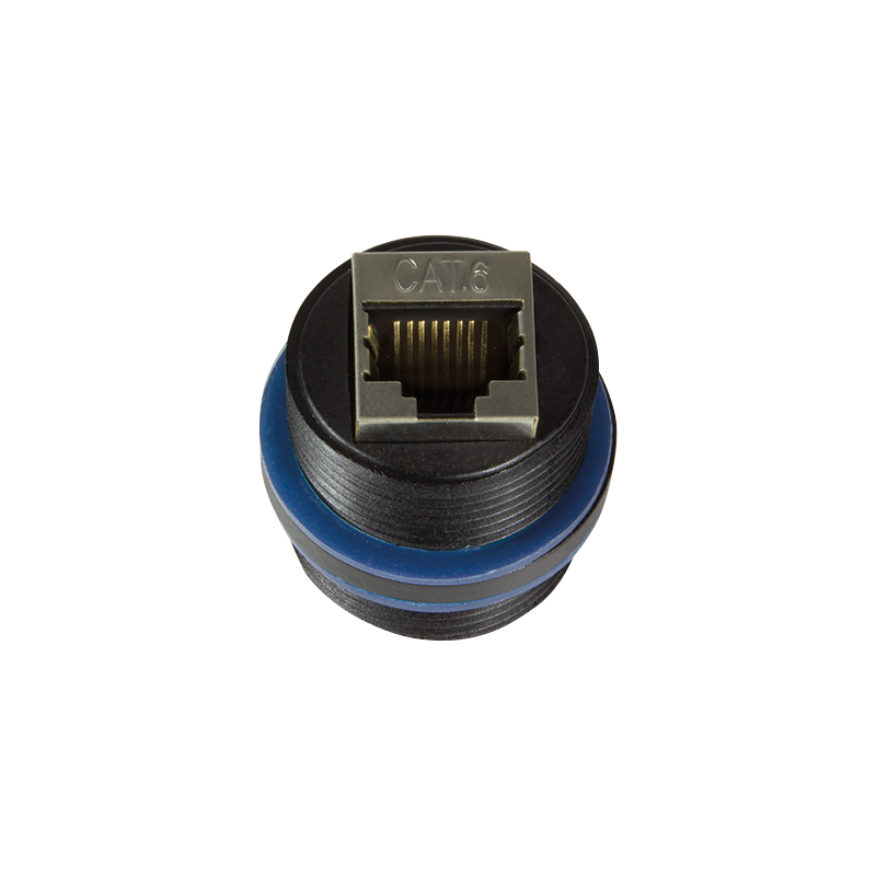 Coupleur étanche RJ45 F/F Cat6 blindé IP67