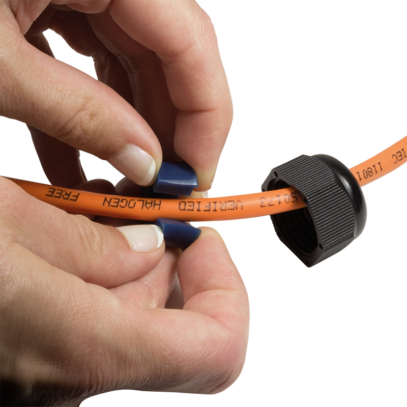 Coupleur étanche RJ45 F/F Cat6 blindé IP67