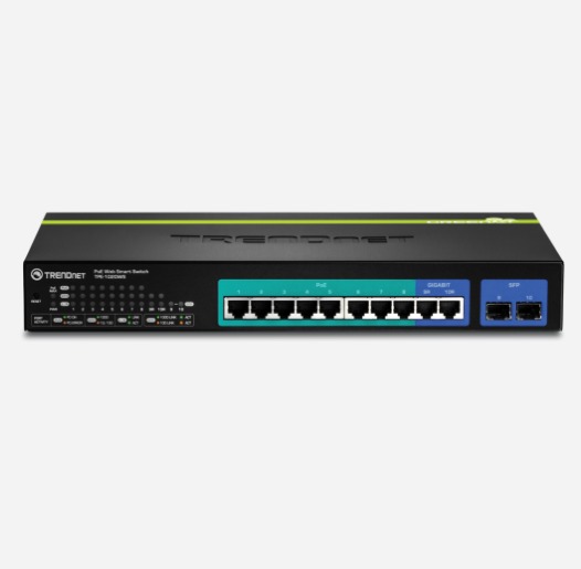 Switch PoE+ Web smart Gigabit à 10 ports