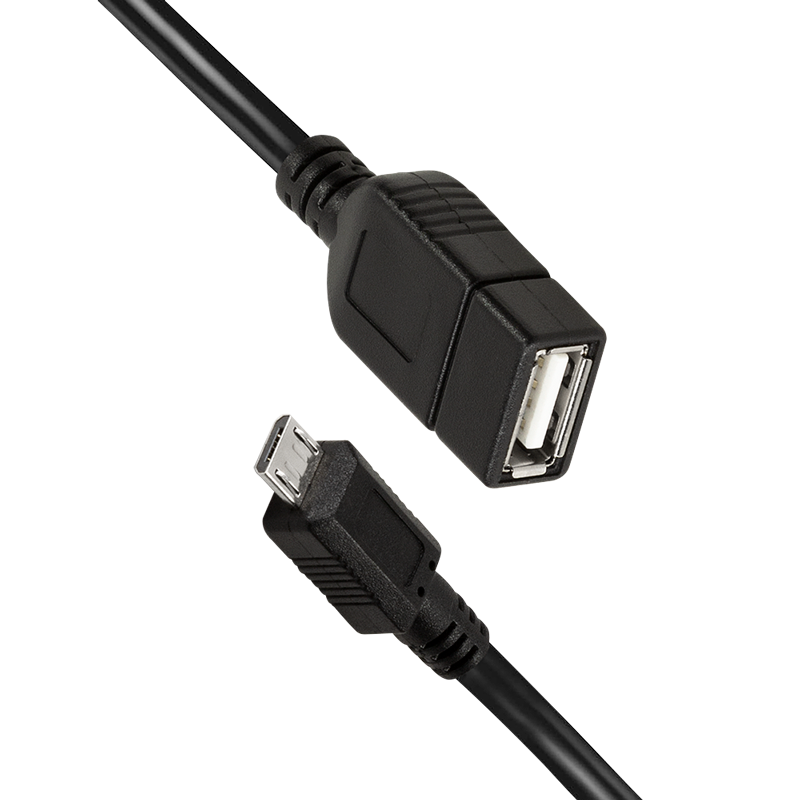 Adaptateur OTG Micro USB mâle vers USB A femelle 20cm - AA0035