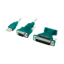 Convertisseur USB2.0 à RS232 + Adaptateur DB9/DB25 - UA0042B