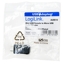 Adaptateur Micro USB mâle vers Mini USB femelle - AU0010