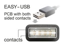 Adaptateur USB A vers A M/F coudé gauche/droit - 65522