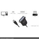 Convertisseur USB / Imprimante 1,50m - AU0003C