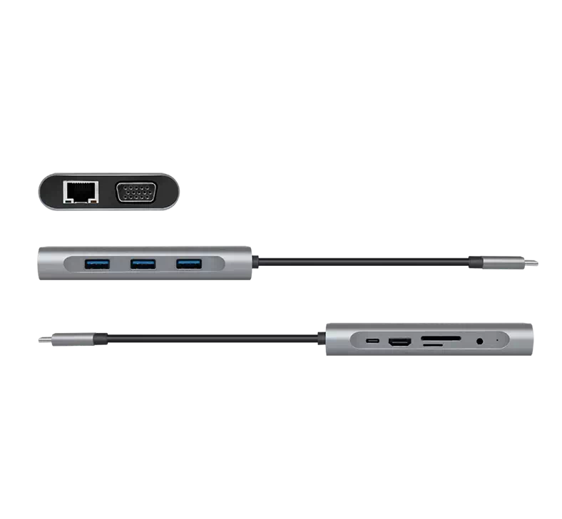 Station d'accueil USB-C 3.2 4K, 10 ports - UA0383