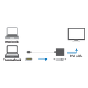 Convertisseur USB3.1 (USB-C) / DVI - UA0245A