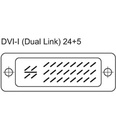 Adaptateur DVI-I F /VGA HD15 M